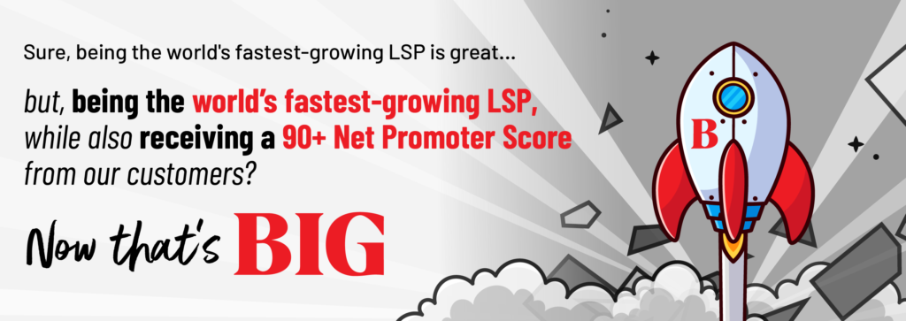 开云app下载官方网站BIG语言解决方案被命名为最快增长LSP 2021